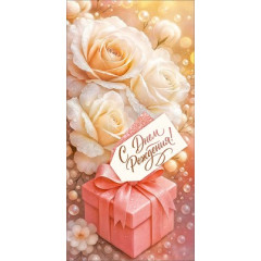 Конверт для денег "С Днем Рождения!"