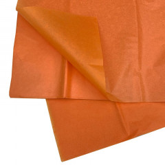 Бумага тишью 51*66 см 10 листов Апельсин