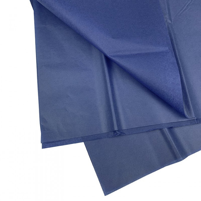 Бумага тишью 51*66 см СИНИЙ 10 листов