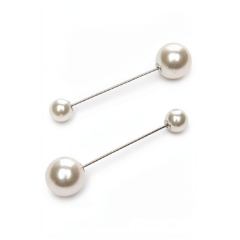 Брошь-игла 6 см, серебро