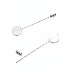 Брошь-игла 7,5 см, серебро