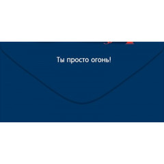 Конверт для денег "С Днюхой, Бро! Зажигай по полной!"
