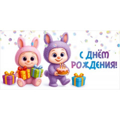 Конверт для денег "С Днём Рождения!"