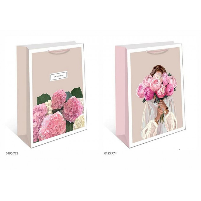 Набор пакетов подарочных 33*42,5*10 см ЭСТЕТИКА Микс (2в*3)