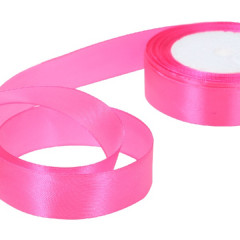 Лента атласная 25мм*25 Y Насыщенно-розовый