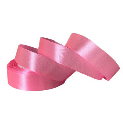Лента атласная 25мм*25 Y Розовый флокс