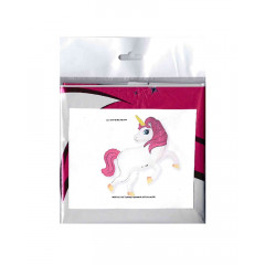 Воздушный шар фольгированный 40"/105 см Фигура Единорог розовый