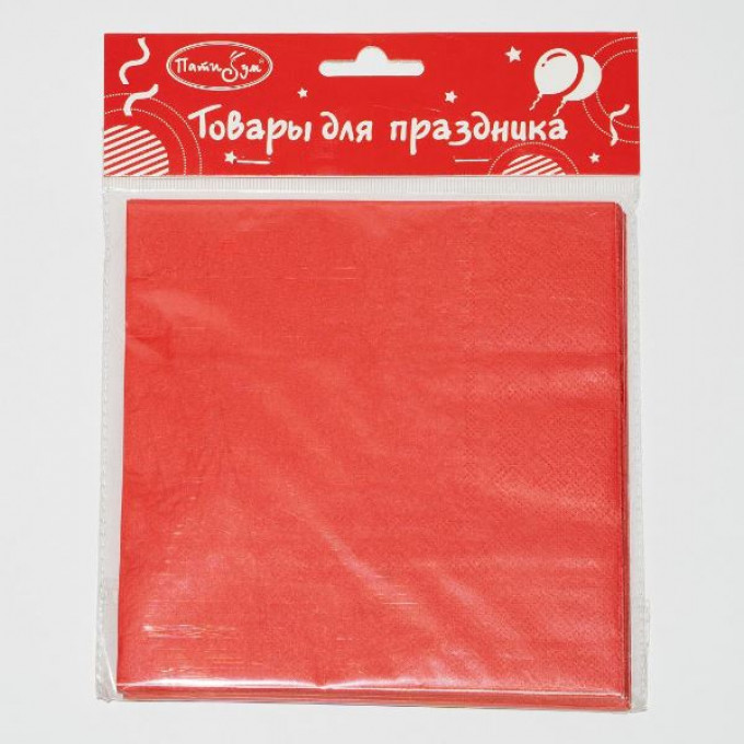 Салфетки Red 33*33см 12шт