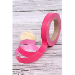 Лента простая 2см*50м Гладкая без тиснения БРУСНИКА/ЛАВАНДА