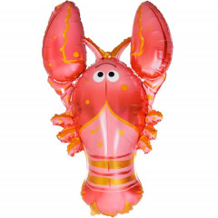 Воздушный шар фольгированный Фигура 38"/97 см  Рак Лобстер