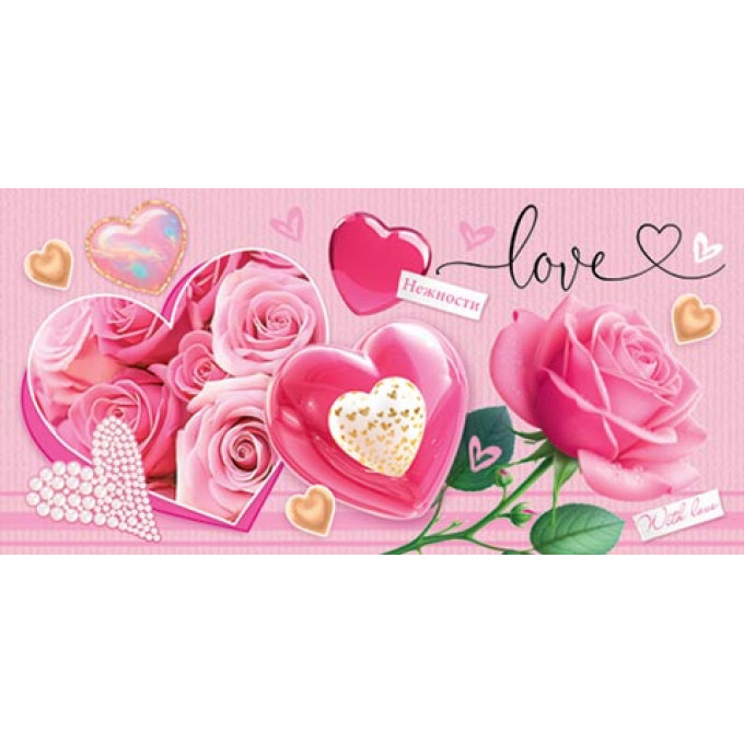 Конверт для денег love