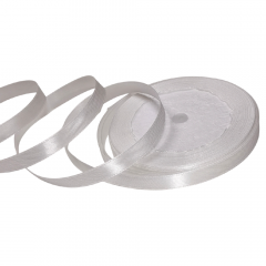 Лента атласная 10мм*25 Y Молочный