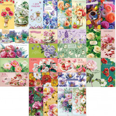 Конверт для денег С Днем рождения! Женский Микс (28в*1)