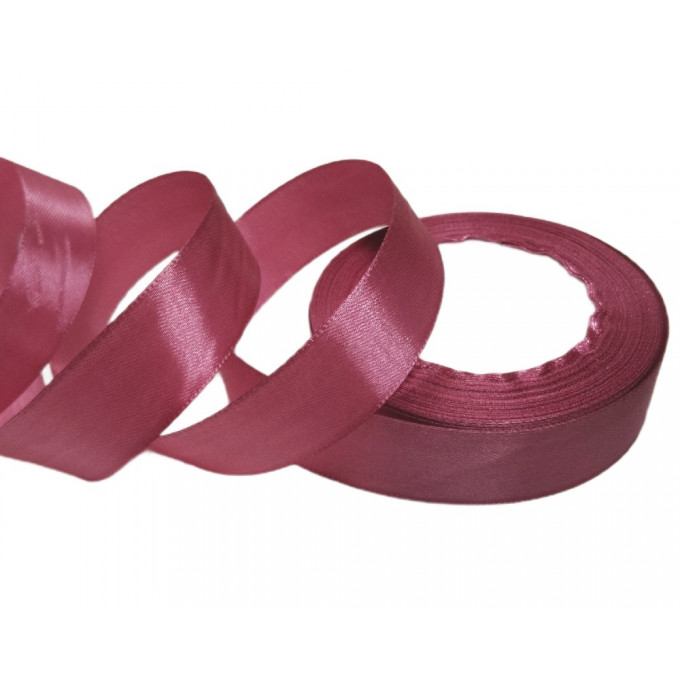 Лента атласная 25мм*25 Y Брусничное мороженое