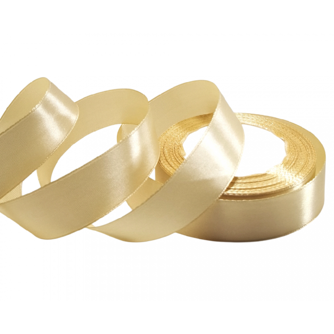 Лента атласная 25мм*25 Y Ванильный