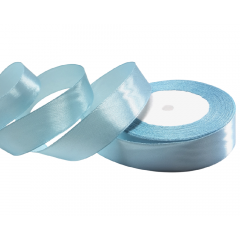 Лента атласная 25мм*25 Y Голубая гортензия