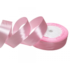 Лента атласная 25мм*25 Y Розовый пион