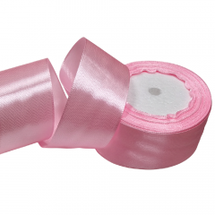 Лента атласная 40мм*25 Y Розовый пион