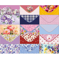 Конверт для денег Без надписи МИКС (15в*2)