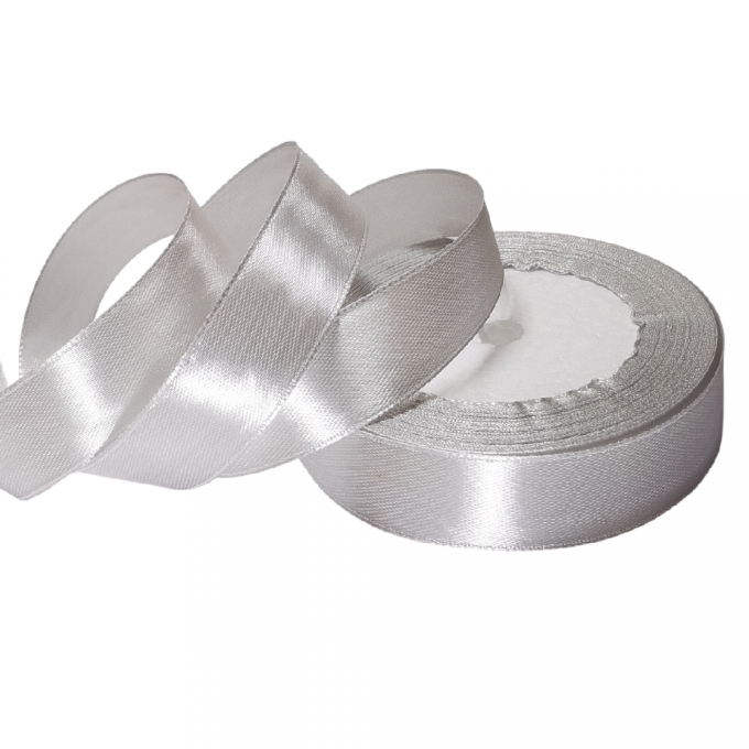 Лента атласная 20мм*25 Y Светло-серый