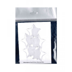 Набор фольгированных шаров 18"/45см ЗВЕЗДА Металлик Silver