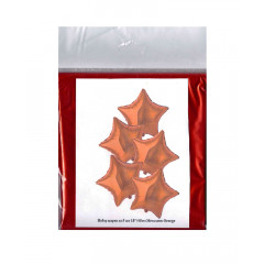 Набор фольгированных шаров 18"/45см ЗВЕЗДА Металлик Orange