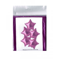 Набор фольгированных шаров 18"/45см ЗВЕЗДА Металлик Pink