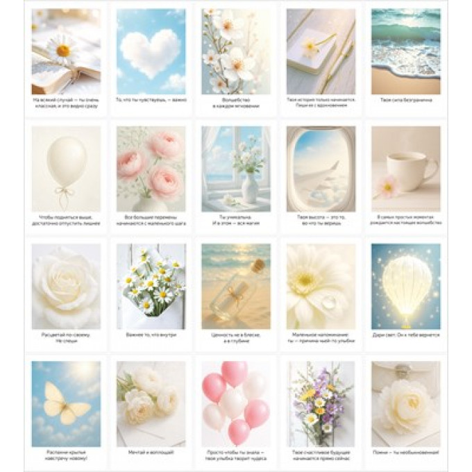 Набор открыток "Нежные мотивашки"