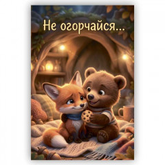 Открытка с конвертом Не огорчайся...