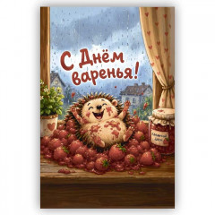 Открытка с конвертом С днём варенья!
