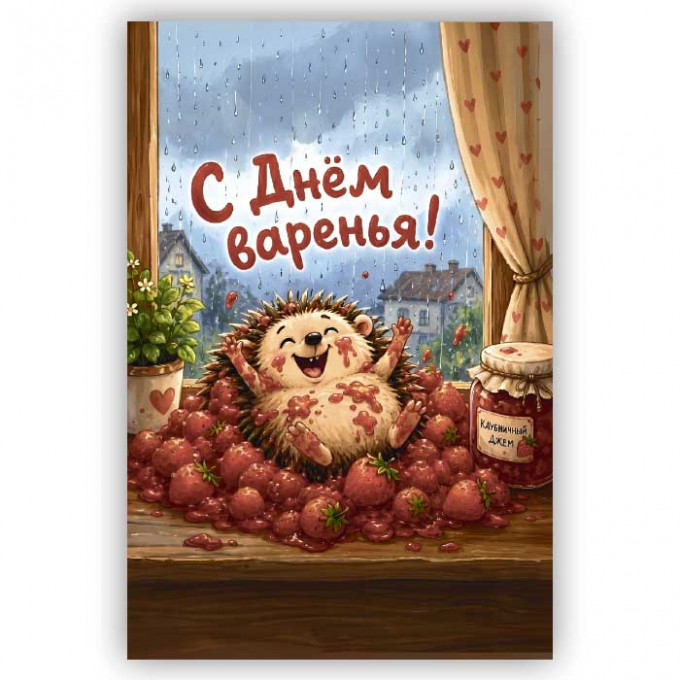Открытка с конвертом С днём варенья!