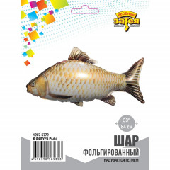 Воздушный шар фольгированный 33"/53см Фигура Рыба