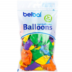 Воздушный шар латексный с рисунком 14" пастель С Днем рождения! Капибара 2цв ассорти