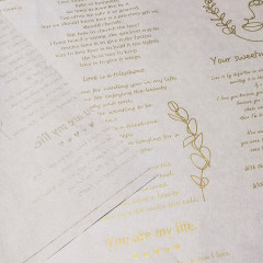 Тишью в листах Газета 50*70см СИРЕНЕВЫЙ