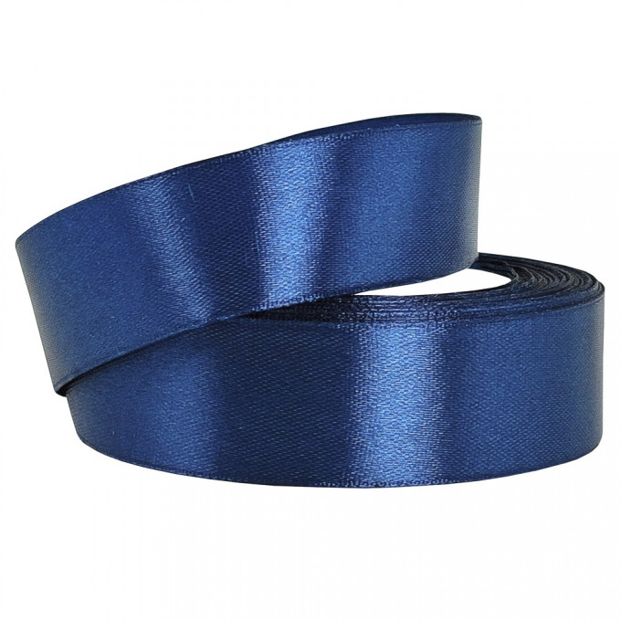Лента атласная 25мм*25 Y Кобальт синий