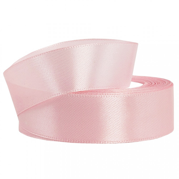 Лента атласная 25мм*25 Y Розовая карамель