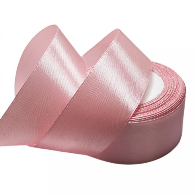 Лента атласная 40мм*25 Y Розовая гвоздика