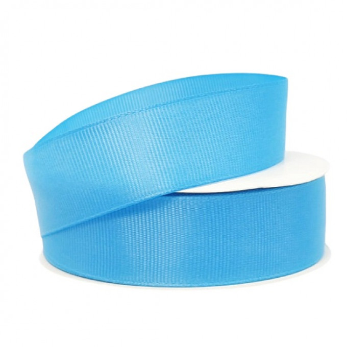 Лента репсовая 25мм*25 Y ГОЛУБОЙ