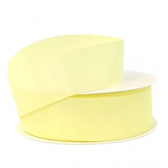 Лента репсовая 25мм*25 Y ЖЕЛТЫЙ ПАСТЕЛЬ