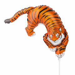 Воздушный шар фольгированный 14" Фигура-мини Тигр 36 см