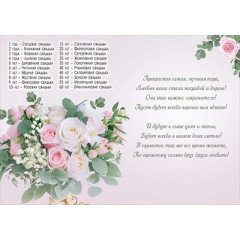 Открытка "С годовщиной свадьбы!"