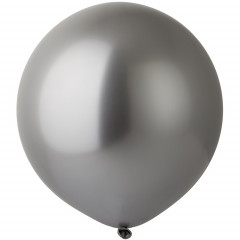 Воздушный шар латексный 18"/89 Хром Shiny Silver