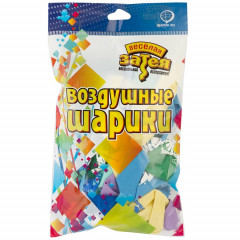 Воздушный шар латексный с рисунком 12" пастель ПРИВЕТ МАЛЫШ! ассорти 25 шт