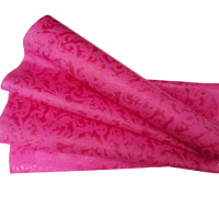 Фетр выбитый 50см*10м Листья малиновый