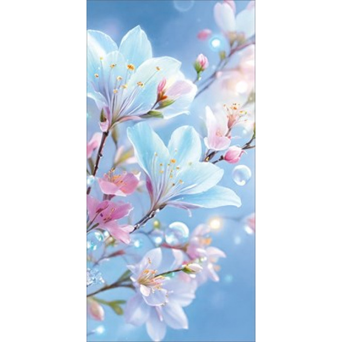 Конверт для денег без надписи (нежные цветы)