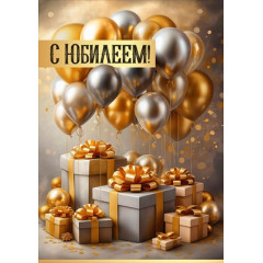 Открытка "С Юбилеем!"