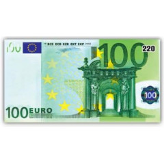 Конверт для денег Деньги 100 евро