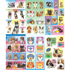 Альбом наклеек А6 Собаки