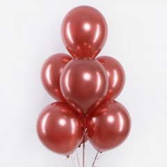 Воздушный шар латексный 12"/30 см хром Розовый лайт