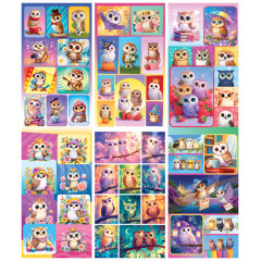 Альбом наклеек Добрые совушки